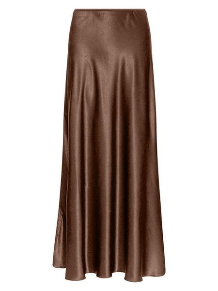 MOSS COPENHAGEN Spódnica "Nicolette" w kolorze brązowym rozmiar: M. Brązowe spódniczki damskie MOSS COPENHAGEN, m, bez wzorów, z podwyższonym stanem, maxi, proste. Za 139.20 zł.