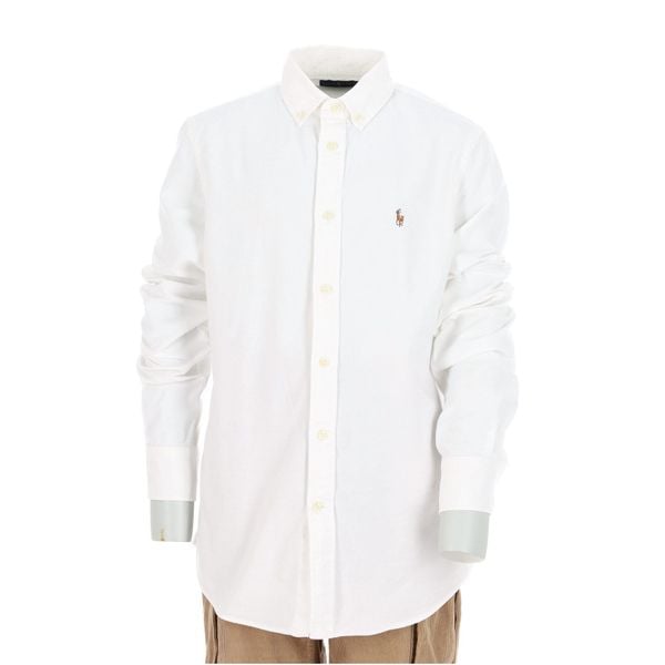 Second life - Polo Ralph Lauren koszula damska Oxford klasyczna - Jak nowy. Białe koszule damskie Ralph Lauren, l, bez wzorów, eleganckie, bez kołnierzyka, bez ramiączek. Za 170.36 zł.