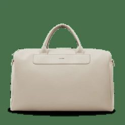 Duża torba podróżna WINGS WILLOW BEIGE. Brązowe torebki klasyczne damskie Wings, bez wzorów, z materiału, duże, bez dodatków. Za 259.90 zł.