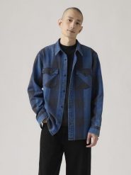 Levi's Koszula "Western" - Relaxed fit - w kolorze niebieskim rozmiar: L. Niebieskie koszule męskie Levi's, l, bez wzorów, z bawełny, bez kołnierzyka, bez ramiączek. Za 187.93 zł.