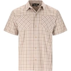 Koszula Whistler Leslies. Brązowe koszule męskie WHISTLER, m, bez wzorów, bez kołnierzyka, bez ramiączek. Za 228.50 zł.