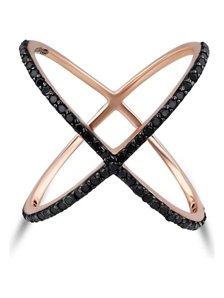 DI GIORGIO Pozłacany pierścionek z cyrkoniami rozmiar: 56. Czarne pierścionki damskie DI GIORGIO, z cyrkonią, pozłacane. Za 239.86 zł.