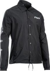 Kurtka rowerowa NORTHWAVE Coach Jacket DWR 7.000mm. Czarne kurtki męskie Northwave, l, bez wzorów, z materiału, rowerowe. Za 351.75 zł.