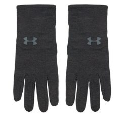 Rękawiczki Męskie Under Armour. Czarne rękawiczki męskie Under Armour, bez wzorów, z dzianiny. Za 139.99 zł.
