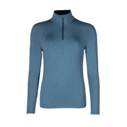 Damska koszulka jeździecka z długim rękawem HKM Essentials Winter. Niebieskie t-shirty damskie HKM, l, bez wzorów, z materiału, bez kołnierzyka. Za 189.50 zł.