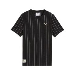 Młodzieżowa koszulka PUMA Class w paski PUMA Black. Czarna bluzki damskie Puma, m, bez wzorów, młodzieżowe, bez kołnierzyka, bez ramiączek. Za 89.00 zł.