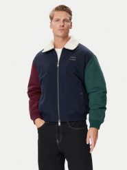 Tommy Jeans Kurtka przejściowa Flag Aviator DM0DM23499 Granatowy Regular Fit. Niebieskie kurtki męskie Tommy Jeans, l, bez wzorów, z jeansu, bez kaptura. Za 899.99 zł.