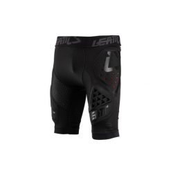 Spodenki z ochraniaczem LEATT Impact Shorts 3DF 3.0. Czarne szorty męskie LEATT, bez wzorów, sportowe. Za 509.99 zł.