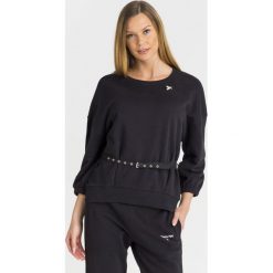 BLUZA Patrizia Pepe. Czarne bluzy bez kaptura damskie Patrizia Pepe, l, z bawełny. Za 533.40 zł.