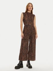 Vero Moda Kombinezon Wilhelmina 10330184 Brązowy Regular Fit. Brązowe kombinezony damskie Vero Moda, s, bez wzorów, z syntetyku, bez kołnierzyka, bez ramiączek. Za 129.99 zł.