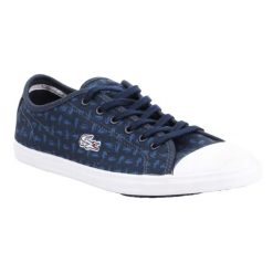 Trenerzy Damskie Ziane. Niebieskie obuwie trekkingowe damskie Lacoste. Za 570.99 zł.