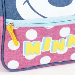 Plecak szkolny Minnie Mouse Różowy. Czerwone plecaki męskie MINI MOUSE, bez wzorów, z poliesteru. Za 153.50 zł.