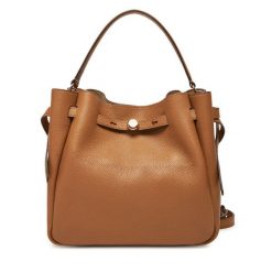 Torebka Tory Burch. Brązowe torebki klasyczne damskie Tory Burch, bez wzorów, bez dodatków. Za 2,129.00 zł.