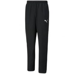 Spodnie Do Joggingu Męskie TeamRISE Sideline. Białe spodnie materiałowe męskie Puma, bez wzorów, z materiału, klasyczne, z standardowym stanem. Za 147.99 zł.