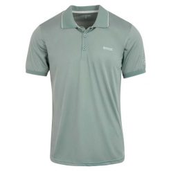 Koszulka Polo Męska Jersey Remex II. Zielone koszulki polo męskie Regatta, m, bez wzorów, z jersey, bez ramiączek. Za 51.99 zł.