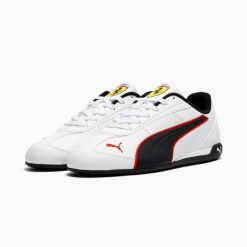 Buty sportowe męskie Puma FERRARI REPLICATCH białe 30935502 r 48.5. Białe buty sportowe na co dzień męskie Puma, ze skóry, bez zapięcia, trekkingowe. Za 281.36 zł.