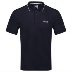 Męska Koszulka Polo Maverik V. Niebieskie koszulki polo męskie Regatta, m, bez wzorów, bez ramiączek. Za 73.99 zł.