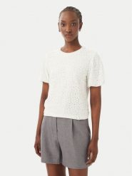 Vero Moda Bluzka Tassa 10344368 Biały Regular Fit. Białe bluzki damskie Vero Moda, xs, bez wzorów, z syntetyku, bez ramiączek. Za 109.99 zł.
