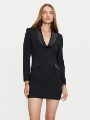 Imperial Sukienka koktajlowa AFAWIAW Czarny Slim Fit. Czarne sukienki damskie Imperial, l, bez wzorów, z syntetyku, wizytowe, bez kołnierzyka, bez ramiączek. Za 369.99 zł.