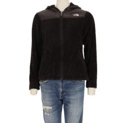 The North Face kurtka polarowa damska Denali. Czarne kurtki damskie The North Face, l, bez wzorów, z polaru, bez kaptura. Za 170.36 zł.