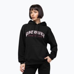 Bluza damska Pitbull Tatto Hooded. Czarne bluzy z kapturem damskie PITBULL, m, z bawełny. Za 229.99 zł.