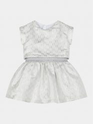 Karl Lagerfeld Kids Sukienka codzienna Z30121 M Écru Regular Fit. Sukienki dziewczęce Karl Lagerfeld Kids, bez wzorów, z syntetyku, bez ramiączek. Za 249.99 zł.