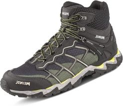 Buty turystyczne męskie Meindl Houston Mid Gore-Tex. Szare buty trekkingowe męskie MEINDL, z gore-texu, bez zapięcia, do biegania, gore-tex. Za 845.91 zł.