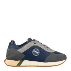 Buty Sneakersy męskie COLMAR Travis Plus Shades zamsz, skóra. Niebieskie buty sportowe na co dzień męskie Colmar, z gumy, bez zapięcia, trekkingowe. Za 569.99 zł.