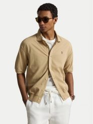 Polo Ralph Lauren Koszula 710B18514002 Beżowy Regular Fit. Brązowe koszule męskie Polo Ralph Lauren, m, bez wzorów, z bawełny, bez kołnierzyka, bez ramiączek. Za 689.99 zł.