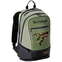 Plecak Tecnifibre Tour Endurance. Zielone plecaki męskie TECNIFIBRE, bez wzorów, z materiału. Za 275.15 zł.