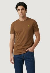 Koszulka crop top Mężczyzna U.S. POLO ASSN. MICK-BASIC. Zielone koszulki polo męskie U.S. Polo Assn., m, bez wzorów, z bawełny, bez ramiączek. Za 128.70 zł.
