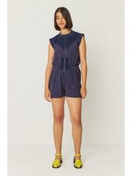 SKFK Kombinezon "Irati" w kolorze granatowym rozmiar: 46. Niebieskie kombinezony damskie SKFK, bez wzorów, bez kołnierzyka, bez ramiączek. Za 304.99 zł.