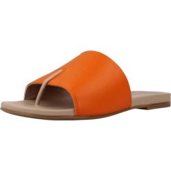 Sandały UNISA CACHO 23 NS Pomarańczowy. Brązowe sandały damskie Unisa, bez wzorów, ze skóry, bez obcasa. Za 252.99 zł.