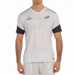 T-shirt Bullpadel Brial. Białe t-shirty damskie bullpadel, l, bez wzorów, bez kołnierzyka. Za 183.60 zł.