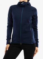 Bluza polarowa damska Houdini Power Houdi. Niebieskie bluzy z kapturem damskie Houdini, m, z materiału. Za 703.99 zł.