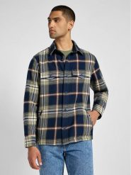 Lee Koszula w kolorze granatowym rozmiar: L. Niebieskie koszule męskie Lee, l, bez wzorów, z bawełny, bez kołnierzyka, bez ramiączek. Za 217.99 zł.