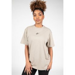 Bixby Duże rozmiary Koszulka - Beżowy. Brązowe bluzki damskie GORILLA WEAR, xs, bez wzorów, bez ramiączek. Za 149.00 zł.