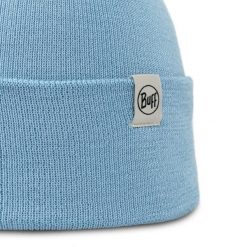 Czapka BUFF KNITTED BEANIE LILON LAKE. Niebieskie czapki męskie Buff, bez wzorów, z materiału, eleganckie. Za 94.99 zł.