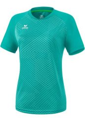 Damska koszulka Erima Madrid. Niebieskie t-shirty damskie Erima, bez wzorów, z materiału, bez kołnierzyka. Za 130.00 zł.