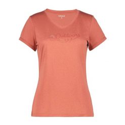 Koszulka damska Icepeak Burnham. Czerwone bluzki damskie ICEPEAK, bez wzorów, sportowe, bez kołnierzyka, bez ramiączek. Za 188.50 zł.