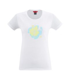 Koszulka damska Lafuma Pearl. Białe t-shirty damskie Lafuma, xs, z aplikacjami, z bawełny, bez kołnierzyka. Za 142.50 zł.