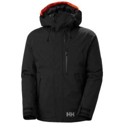 Kurtka narciarska z kapturem Helly Hansen Springbo. Brązowe kurtki męskie Helly Hansen, m, bez wzorów, z polaru, z kapturem, narciarskie. Za 1,691.50 zł.