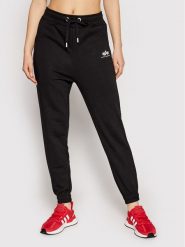 Alpha Industries Spodnie dresowe Basic 116051 Czarny Regular Fit. Czarne spodnie dresowe damskie Alpha Industries, m, bez wzorów, z bawełny. Za 209.99 zł.