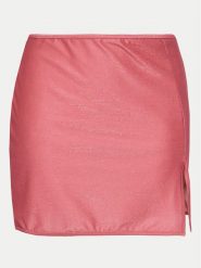 Guess Spódnica mini E5GD07 KC632 Różowy Regular Fit. Czerwone spódniczki damskie Guess, xl, z aplikacjami, z syntetyku, mini. Za 159.99 zł.