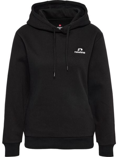 Bluza damska z kapturem Newline Lea. Czarne bluzy sportowe damskie Newline, l, bez wzorów, z bawełny, bez ramiączek, długie, z kapturem. Za 216.00 zł.