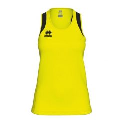 Damski tank top Errea Starter. Czarne topy damskie ERREA, bez wzorów, bez kołnierzyka. Za 237.00 zł.