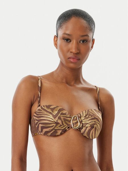 Selmark Góra od bikini BN716 Brązowy. Brązowe bikini damskie SELMARK, bez wzorów. Za 379.99 zł.