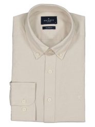 Hackett London Koszula - Tailored fit - w kolorze beżowym rozmiar: XL. Brązowe koszule męskie Hackett London, xl, bez wzorów, bez kołnierzyka, bez ramiączek. Za 260.99 zł.