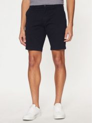Calvin Klein Szorty materiałowe Modern Twill K10K114063 Granatowy Slim Fit. Niebieskie szorty męskie CALVIN KLEIN, bez wzorów, z bawełny. Za 199.99 zł.