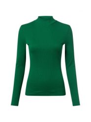 Marie Lund Damska koszulka z długim rękawem Kobiety Bawełna zielony jednolity, L. Zielone t-shirty damskie Marie Lund, l, bez wzorów, z bawełny, bez kołnierzyka. Za 149.95 zł.